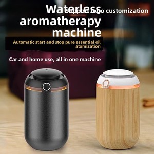 เครื่องกระจายกลิ่นหอมแบบพกพาขนาด 0.5 ลิตร พร้อมระบบสั่น AI ปิด-เปิดอัตโนมัติ ใช้กับน้ำมันหอมระเหยบริสุทธิ์แบบไม่มีน้ำ  ชาร์จไฟได้ ตัวเครื่องโลหะ ทำงานเงียบ - Product Image 1