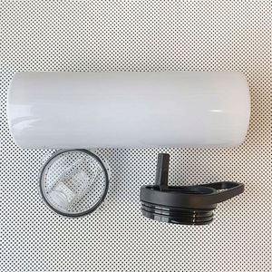 Gobelets et tasses à sublimation de 15, 20, 22, 30 oz, fins et droits, vierges, avec couvercles doubles et couvercles à paille - Product Image 4
