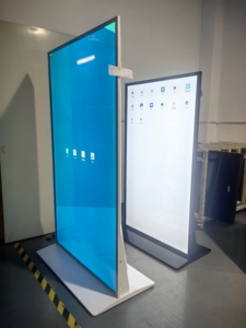 옵션 55 65 75 85 <span class=keywords><strong>LCD</strong></span> 실내 4K 플로어 스탠딩 키오스크 Android OS 디지털 간판 광고 전체 화면 광고 비디오 플레이어 - Product Image 5