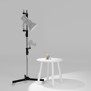 Professional Multi-function Universal Moving 3-Leg Wheels Stand <strong>Tripod</strong> - Product Image 3