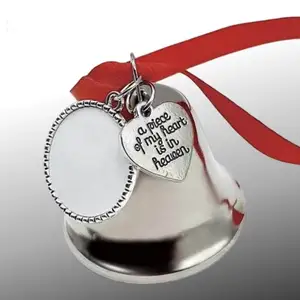 2022升华空白纪念金属铃铛圣诞装饰品