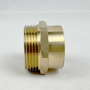 Accesorio de pezón de rosca hembra de latón personalizado, tubo multistral suave, acoplamiento rápido, plomería PEX, tapón de cabeza de cobre, compresión de prensa - Product Image 4