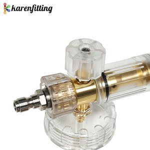 Lance de canon à mousse de neige entièrement transparente réglable de haute qualité, en vente chaude, pour nettoyeur haute pression - Product Image 5