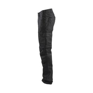 BLAKLADER - 143911419999C48 Pantalones de servicio Denim stretch Black - EAN 7330509810095 PANTALONES DE TRABAJO DE CARGA - Product Image 4