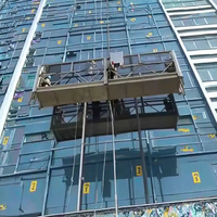 Plataforma Suspendida Modelo ZLP800 con Certificación ISO90, Precio Económico, Puntales de Acero Ajustables para Andamios Industriales de Aleación de Aluminio y Metal
