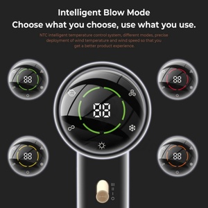 Sèche-cheveux sans fil puissant 1600W BLDC, à moteur sans balais, longue durée de vie, avec écran LCD numérique, haute vitesse, vent puissant, faible bruit - Product Image 4