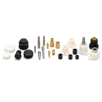 Piezas de Plástico Mecanizadas por CNC Personalizadas, Buje con Brida de Nylon PEEK POM, Resistente al Desgaste, OEM, Brochado de Precisión