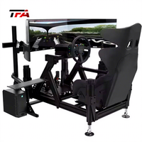 Cockpit de simulateur de course à mouvement complet pour configuration de jeu à domicile, simulateur de course 4DOF