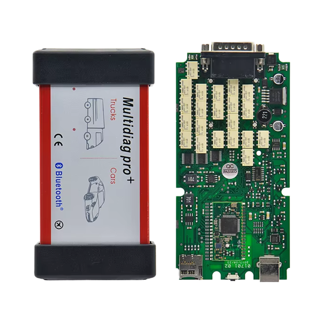 Multidiag Pro Plus Automotive OBD2 for Bluetooth Scanner 12V 24V Car and Truck Diagnostic Tools Code Reader and Engine Analyzer
