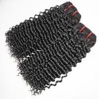 Extensions de cheveux humains Remy de qualité supérieure 12A, tissage double machine, vague profonde, cheveux vierges vietnamiens, perruque rideau
