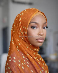 Impression Modal Respirant Doux Plissé Coton Rayonne Tissé Modal Musulman Femmes Châle Hijab Pas encore de commentaires 4 Vendus - Product Image 1