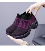 Chaussettes de chaussures de marche moins chères maille pied Airpad filles mocassins de jazz modernes baskets de danse pour femmes