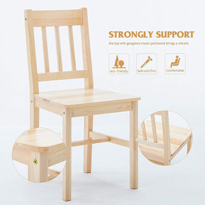 Ensemble de Table de cuisine nordique 5 pièces, 4 chaises en bois, Table de salle à manger, meubles de cuisine - Product Image 4