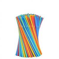 Prix d'usine – Pailles jetables flexibles 6*260mm en PLA biodégradable sans BPA pour cocktails, bar à domicile, fêtes et toutes occasions