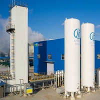 Usine d'oxygène cryogénique montée sur châssis de 340 Nm³/h pour le soudage d'assemblages électroniques de capteurs, destinée aux fabricants