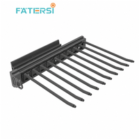 Nouveau 2026 FATERSI Porte-pantalons extractible et détachable à fixation latérale, Accessoires de penderie, Supports de rangement, Quincaillerie de penderie