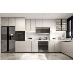 Factory Price Custom Luxury Plywood Carcass Lacquer <b>Kitchen</b> Cabinets <b>Furniture</b> Modern Pantry <b>Kitchen</b> Cabinet Organizer - Product Image 4