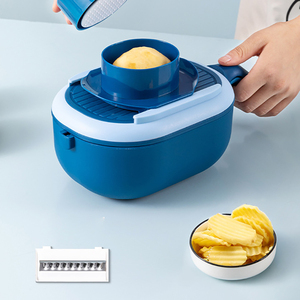 Cucina domestica nuovo cestello di scarico tagliaverdure lavaggio e taglio patate integrate <span class=keywords><strong>carote</strong></span> affettare e grigliare artefatto - Product Image 2