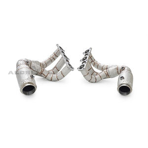 Tubo de Escape Directo de Acero Inoxidable de Alto Flujo para <span class=keywords><strong>Porsche</strong></span> 911 (<span class=keywords><strong>991</strong></span>.1) 3.4 Carrera/Carrera 4 <span class=keywords><strong>3.8</strong></span> Carrera S 4S <span class=keywords><strong>GT3</strong></span> 2011-2015 - Product Image 2