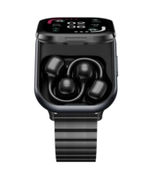Montre connectée DF D12 Classic avec écouteurs, moniteur de santé multidimensionnel portable, étanche, longue durée de vie de la batterie pour hommes et femmes