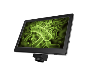 Microscope numérique trinoculaire vétérinaire avec moniteur LCD HD, objectifs multi-engrenages pour l'étude du <span class=keywords><strong>sang</strong></span> animal - Product Image 2