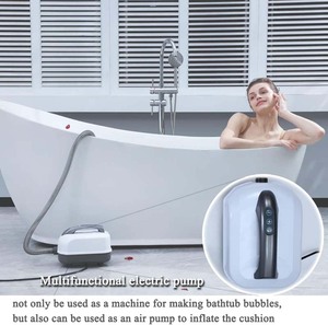 Nâng cấp phiên bản tùy chỉnh in logo PVC vòi hoa sen Cleaner Ice bồn tắm balneotherapy bồn tắm <span class=keywords><strong>Spa</strong></span> Bong Bóng massage mat phụ kiện - Product Image 2