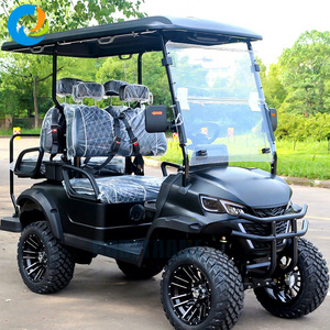 Robetaa Nuevo Diseño Chino Carrito de <span class=keywords><strong>Golf</strong></span> Eléctrico de 48V y 4 Asientos, Buggy Todoterreno para Caza - Product Image 3