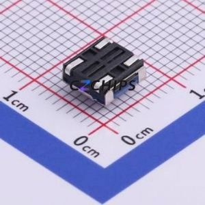 TS-1047-A2B3-D2 Tactile Switch SMD,6.2x6.3mm Switch Single Pole Single Throw Round Button Vertical Mount 6.2mm - Product Image 2