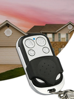 Ouvre-porte de garage Code de roulement 433MHz Émetteur manuel Clone Télécommande Remplacement pour la commande manuelle de porte