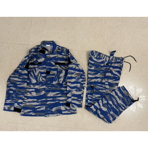 Combinaison de camouflage bleu marine DF BDU en mélange de coton, printemps-automne, décontractée pour l'extérieur, vente en gros - Product Image 1