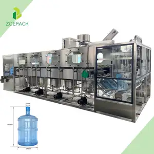 19 Litre 20 Liter Plastic 5 Gallon Bottle Water Making Machine/5Gallon Water Bottling Plant/5 Gallon Water Production Line