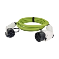 Nouveau câble de recharge pour véhicule électrique coloré vert Type 2 vers prise GBT 3,5-22KW 1/3 phase 250V/380V 5m Garantie 1 an