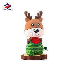 Longzhiyu-figuras de PVC en forma de <span class=keywords><strong>pulpo</strong></span>, minifiguras de renos para decoraciones, gran oferta, 2021 - Product Image 5