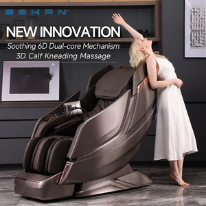 Fauteuil de <span class=keywords><strong>massage</strong></span> intelligent électrique automatique de luxe d'origine usine, <span class=keywords><strong>massage</strong></span> complet du corps, shiatsu du cou et du dos, zéro gravité 4D 5D - Product Image 1