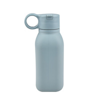 Mug de voyage créatif et portable pour le sport en plein air, anti-fuite, sans BPA, en silicone de qualité alimentaire, avec tube d'aspiration, vaisselle unisexe