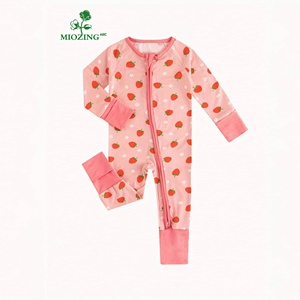 Piyama Bayi Bambu Berkualitas Tinggi Grosir Miozing, Lembut Ramah Kulit, Ramah Eksim, Pakaian Tidur Bayi Organik, Siap Kirim - Product Image 1