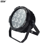 Projecteur LED Par étanche pour extérieur 12*18W RGBWAUV 6-en-1 IP65 avec télécommande sans fil DMX Wifi et alimentation par batterie