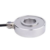 Sensor Gaya Cincin Transduser Daya 20kN Tipe Washer Profil Rendah, Baja Paduan, Pemasangan Tengah untuk Pengencangan Baut