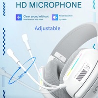Casque de jeu ONIKUMA GT808 RGB sans fil, écouteurs supra-auriculaires, mode double BT et 2,4G pour une expérience de jeu immersive