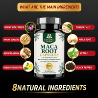 Stimule la santé sexuelle et reproductive, Maca Strong Man Power Plus Capsule, capsules de racine de Maca Plus pour hommes