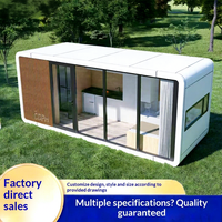 Maison conteneurisée démontable, cabine mobile, modèle Apple Warehouse, design postmoderne pour site touristique, gîte, bureau