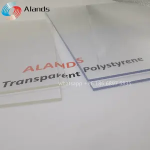 2mm 4'*8' transparent and white Plastic Poly Styrene Sheet PS sheet