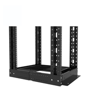 Baie de serveur robuste 42U 600mm à cadre ouvert 19'' sur pieds, armoire de centre de données personnalisée en acier laminé à froid SPCC