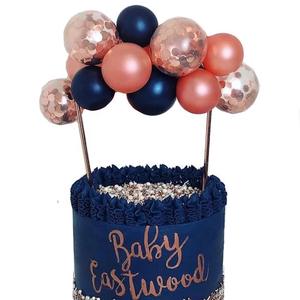 Décoration de gâteau en forme de ballon, Mini confettis, décoration de fête d'<span class=keywords><strong>anniversaire</strong></span> pour enfants, Baby Shower, décoration de gâteau de mariage - Product Image 1