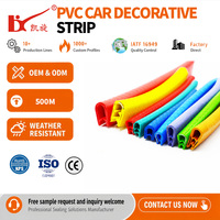 Tira de Sellado de PVC para Automóviles, Protector de Borde de Puerta de Coche, Sellado Flexible, Impermeable, Anti-Ruido, Resistente a los Rayos UV, Ajuste Universal