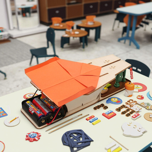 Handmade Tự làm máy bay giấy máy phóng trẻ em Khoa Học Kỹ Thuật giáo dục đồ chơi phát minh Nhỏ Công nghệ vật liệu hơi nước - Product Image 6