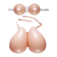 Jouet gonflable personnalisé en forme de seins pour Halloween, Noël, Nouvel An, Pâques, fêtes - Matériel PVC non toxique, usage adulte, Drag Queen