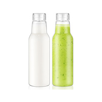 Nouveaux produits Borosilicate 500ml 750ml 1000ml Bouteilles d'eau en verre pour jus de vin-Bouteille à boire en verre durable