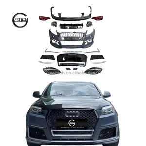 Q7 to RSQ7 body kit For 2007+ Audi Q7 SQ7 upgrade RSQ7 car bumper car Grille Q7 diffuser tips taillights For Audi q7 headlights