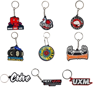Hot Bán Khuyến Mại Quà Tặng Tùy Chỉnh <span class=keywords><strong>Keyring</strong></span> Vòng Móc Chìa Khóa Thiết Kế Logo 3D/2D Mềm Cao Su <span class=keywords><strong>PVC</strong></span> Keychain Tùy Chỉnh - Product Image 3